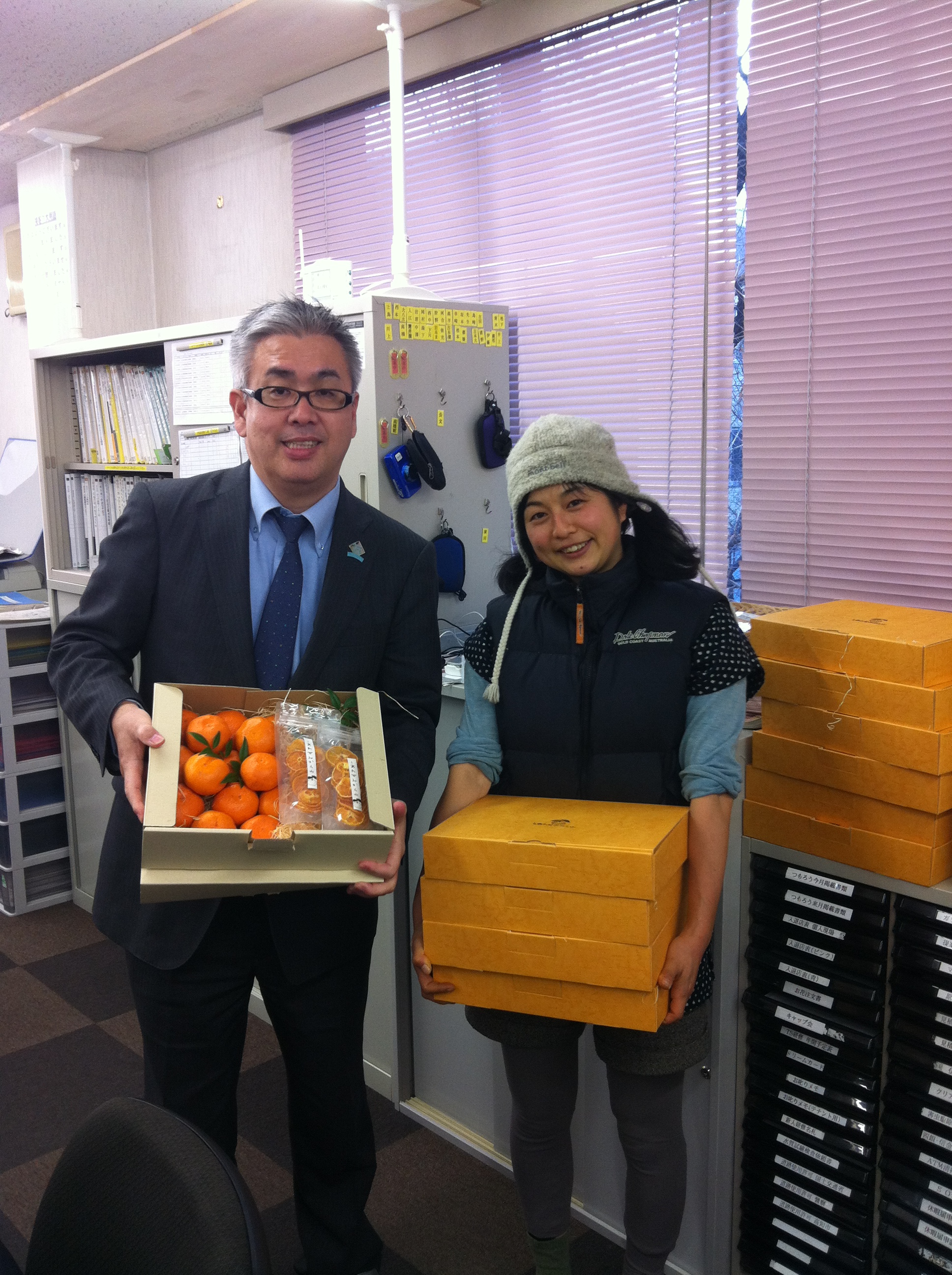 「　初！　会社配達、行ってきました！　」