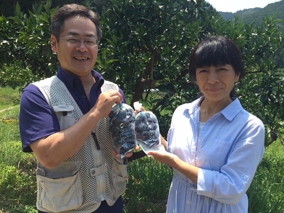 「無農薬ぶどうのミシマファームさん、ご来園！」