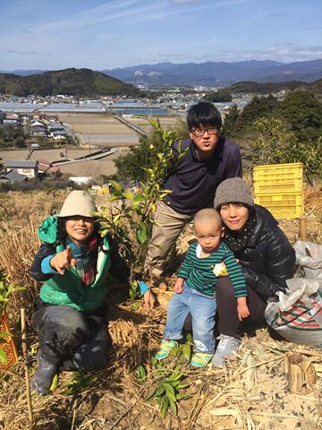 「みかん山植樹ウィーク、開催中♪」