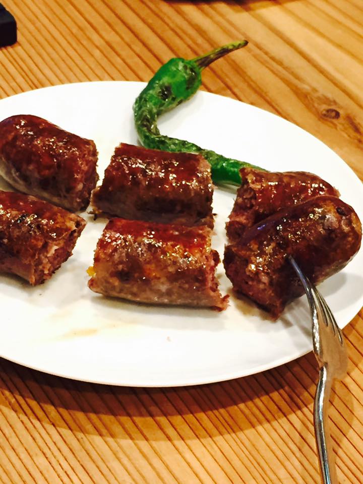 鹿肉のみかんソーセージ！