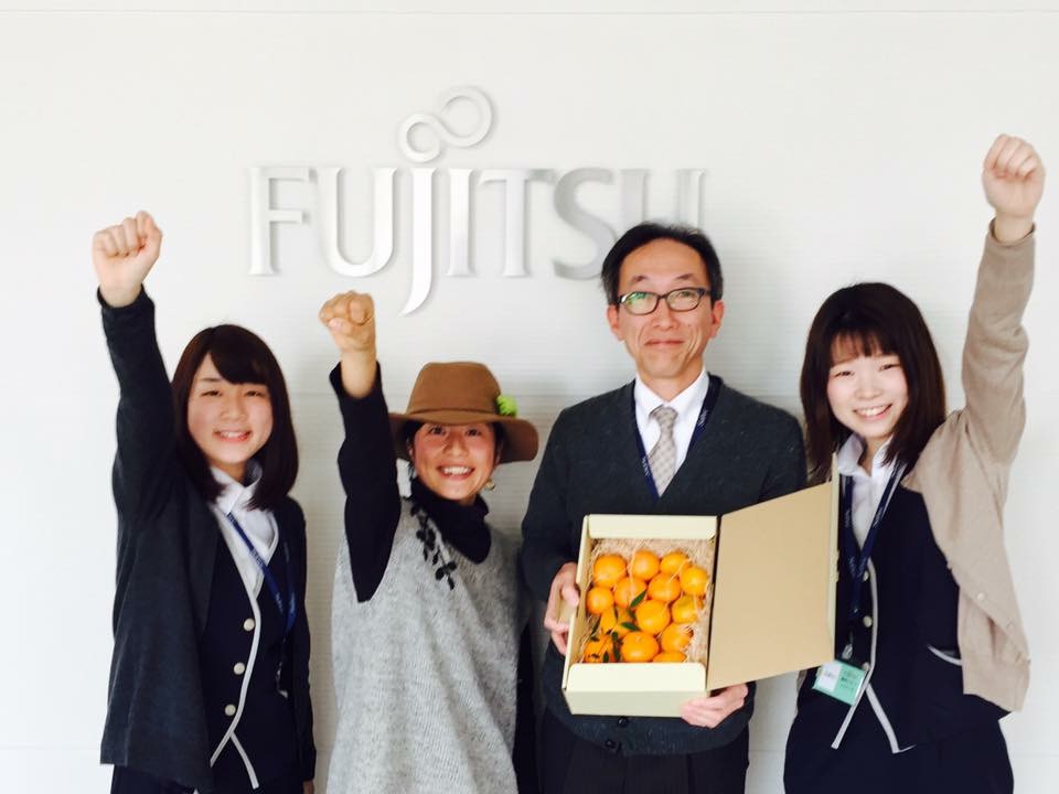 しあわせみかん、お届け中です♪② ソフテックさんへ配達してきました!