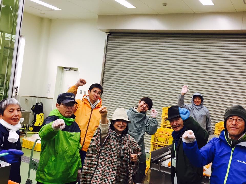 みかんジュース搾り♪①