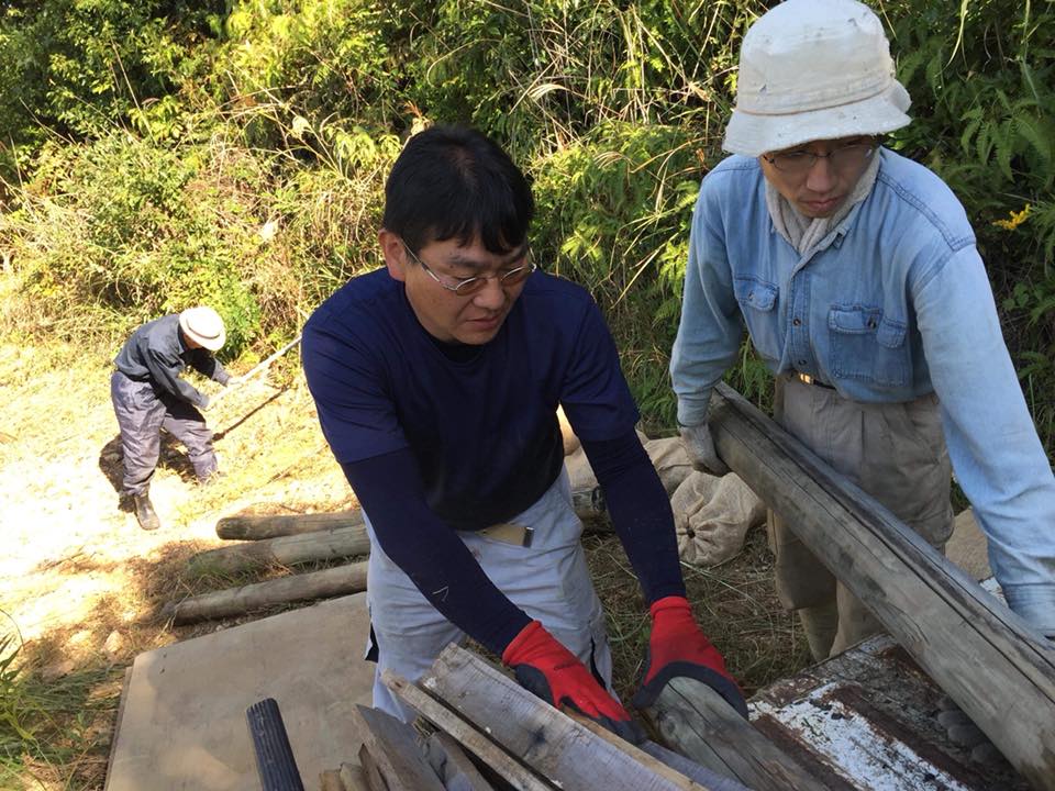 車道の応急工事！