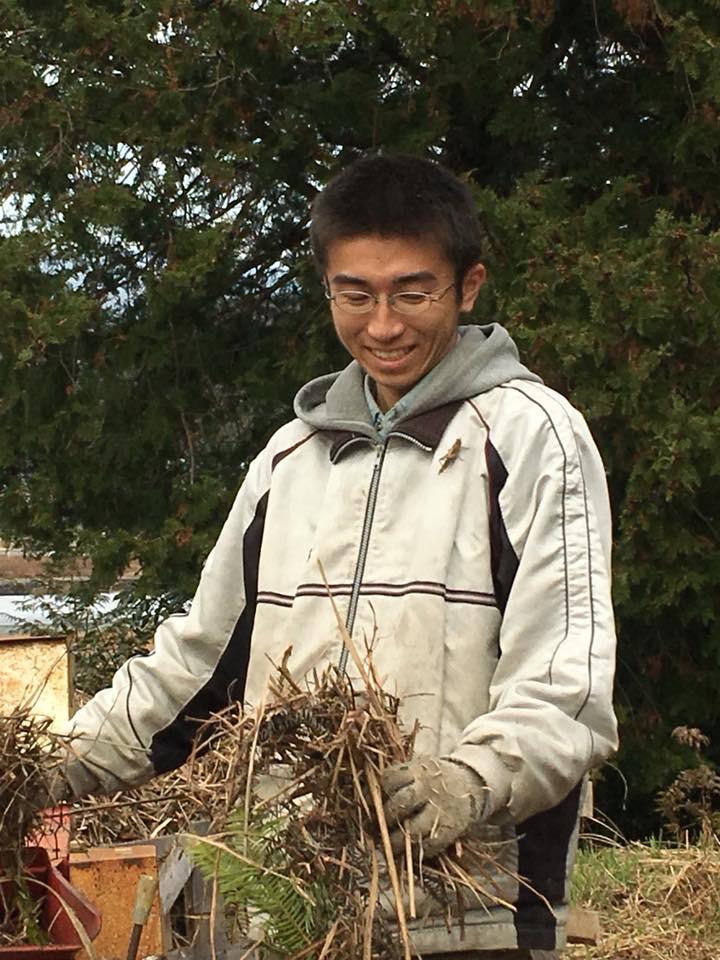 梅ちゃんとバッタ君♪