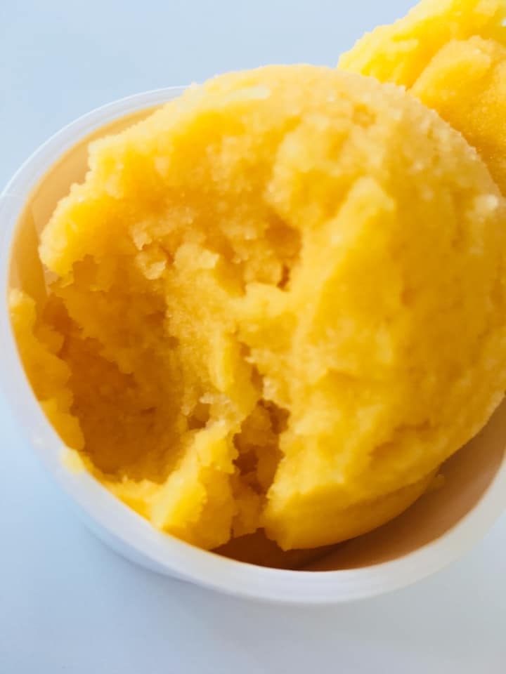 「しあわせみかんの薬膳ジェラート♪