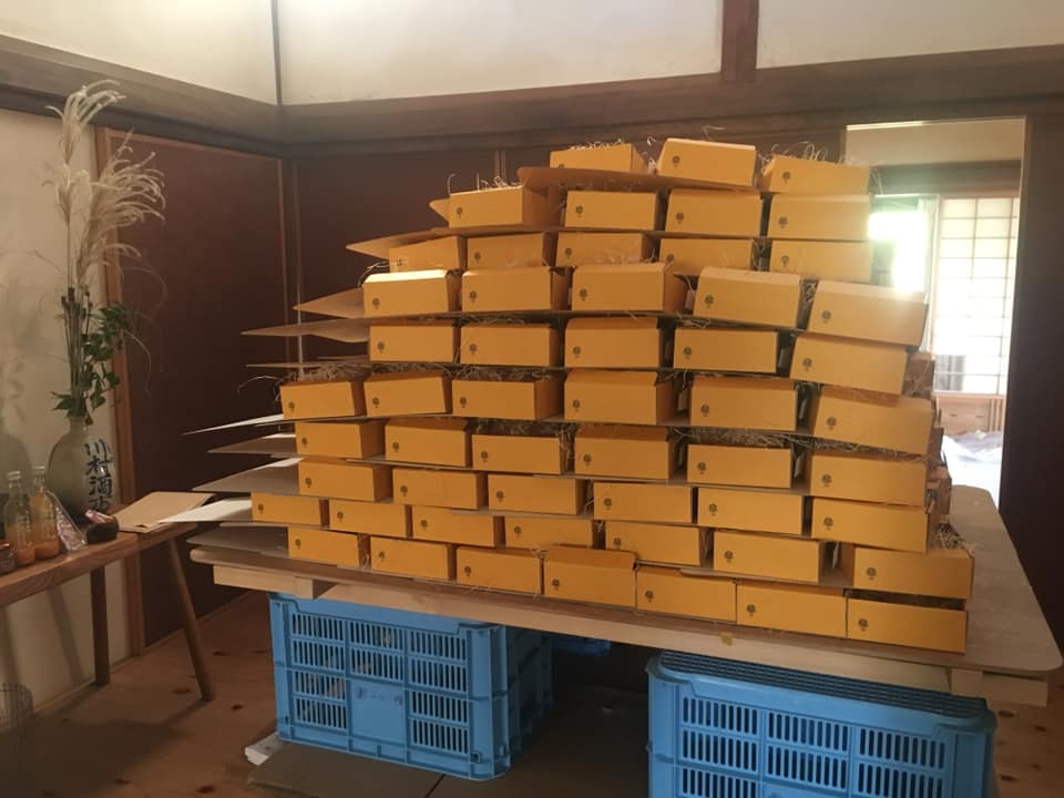 「発送作業が始まりました！