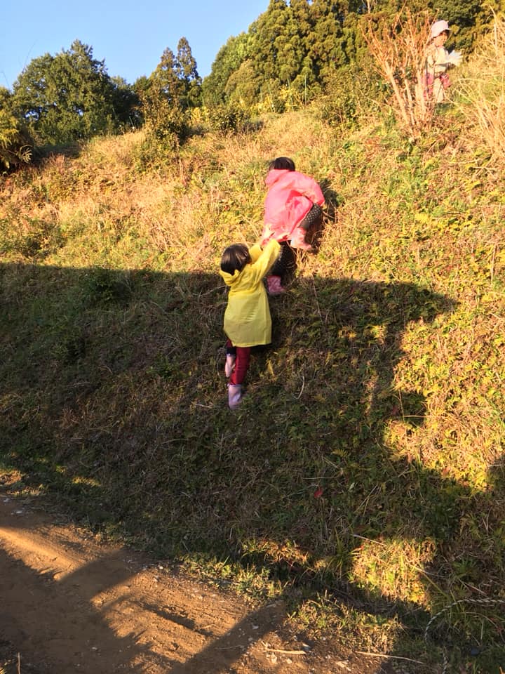 「法面(のりめん)の遊び方♪」 ーー子どもは遊びの天才ーー