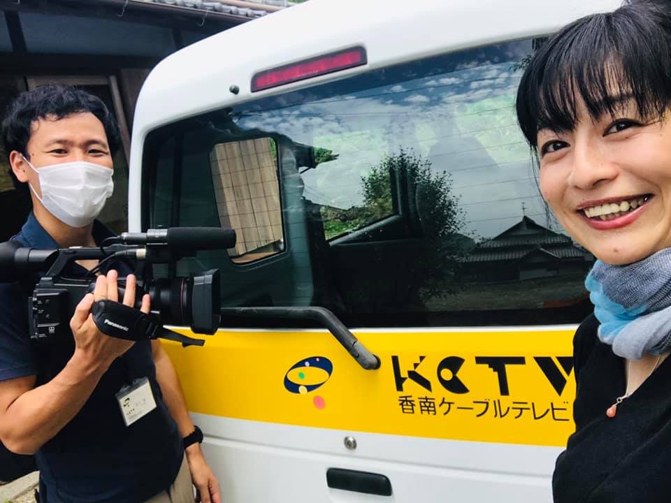 「香南ケーブルTVさんが取材に♪]