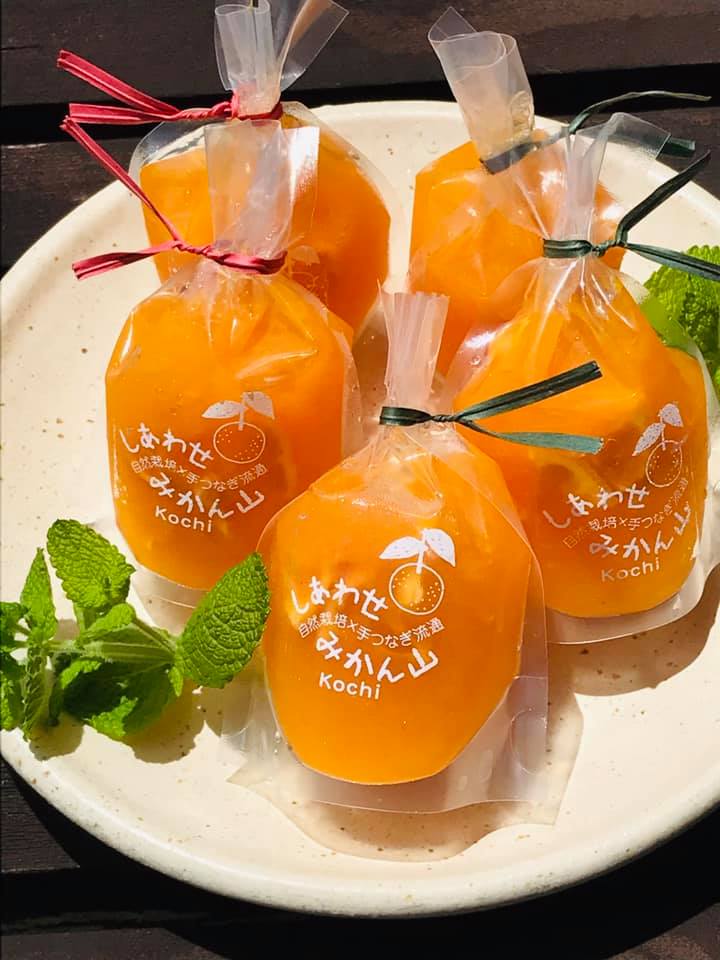 「みかんジュレが出来ました♪」