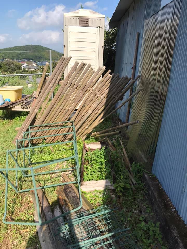 「台風10号が過ぎました！」