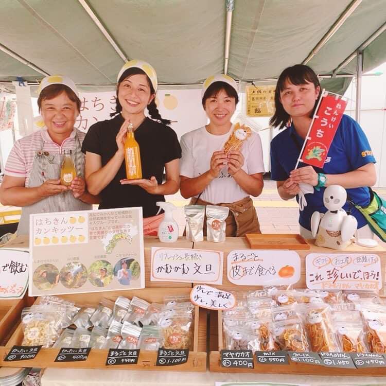 「土佐の日曜市で出店してきました！