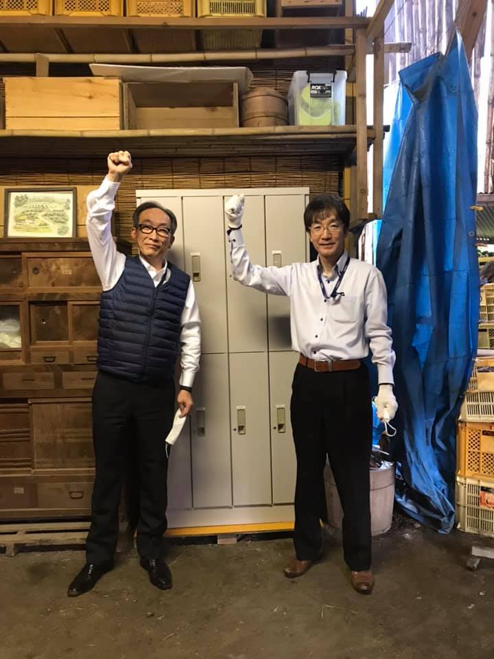 「ロッカーを寄贈いただきました！」