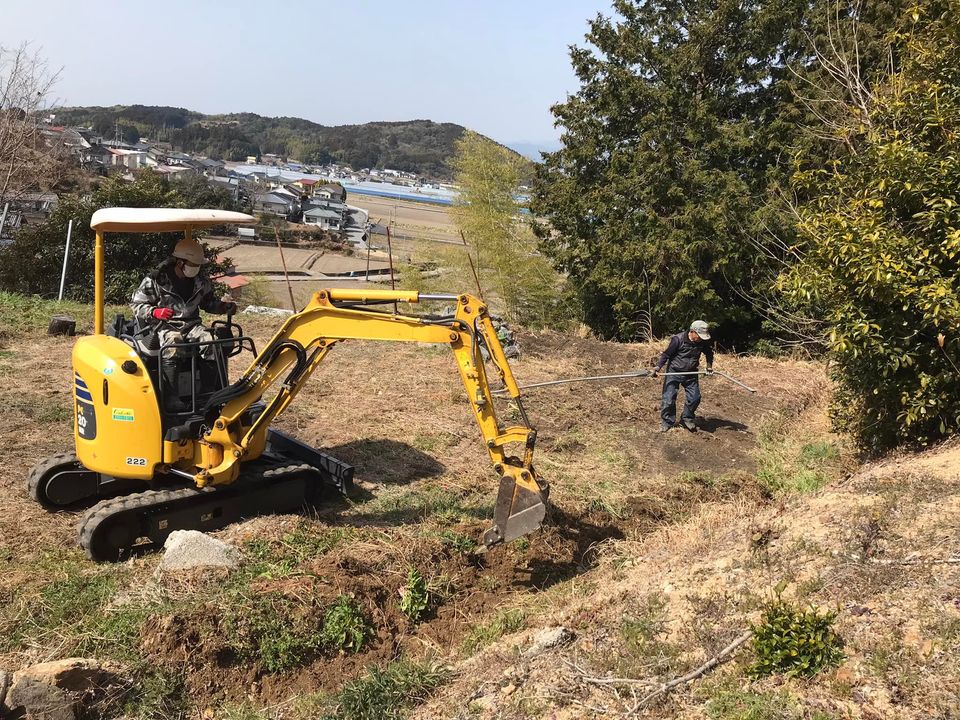 「みんなの広場づくり④」整地編